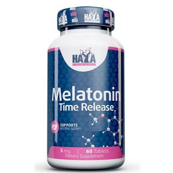 Мелатонін для сну Prozis Haya Labs Melatonin Time Release 5 mg 60 Tabs (000020356)