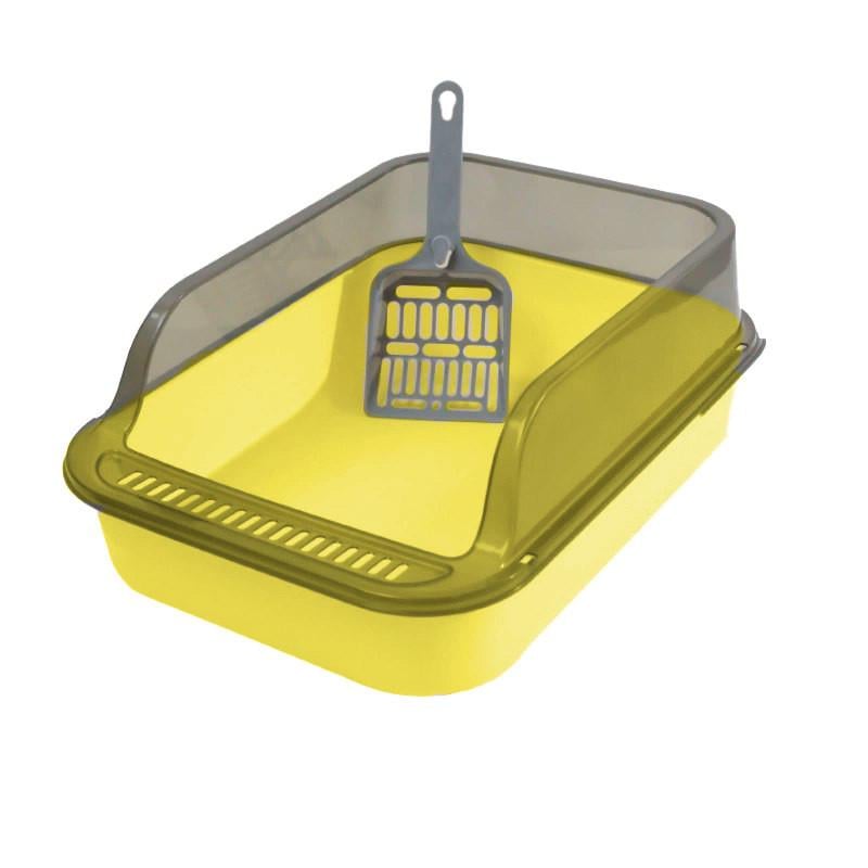 Лоток для кошек Taotaopets 221120 с лопаткой 40х28х16 см Yellow (28525274)