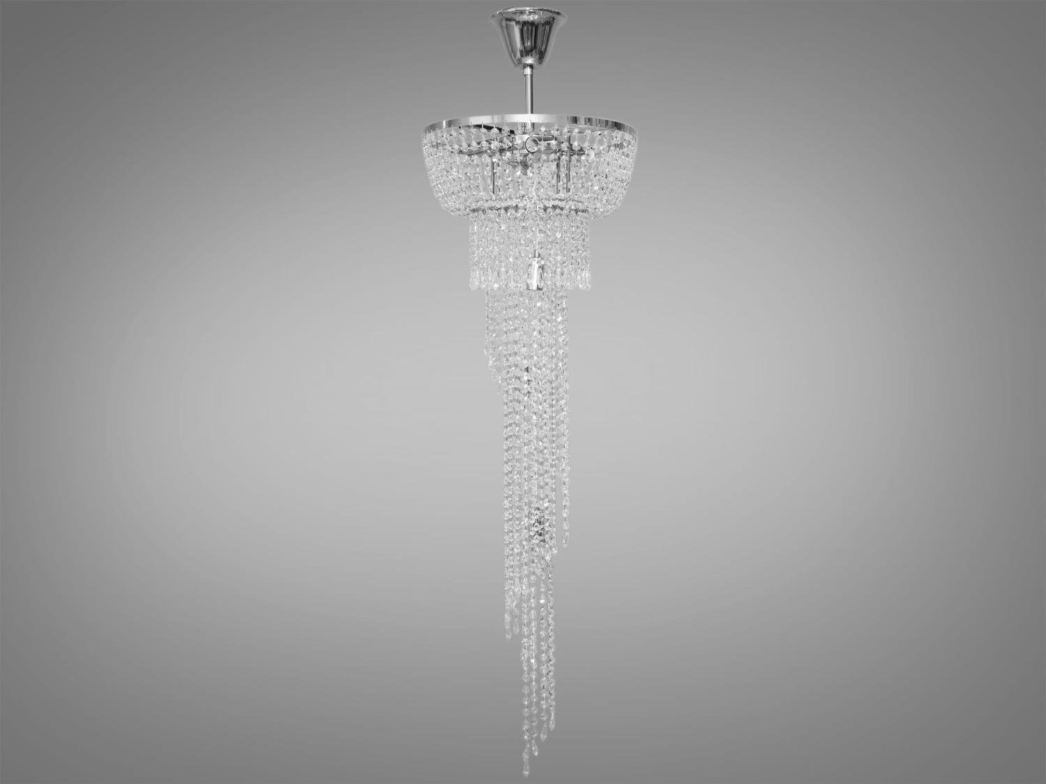 Люстра кришталева Diasha Хром (FH012/400x1200HR)