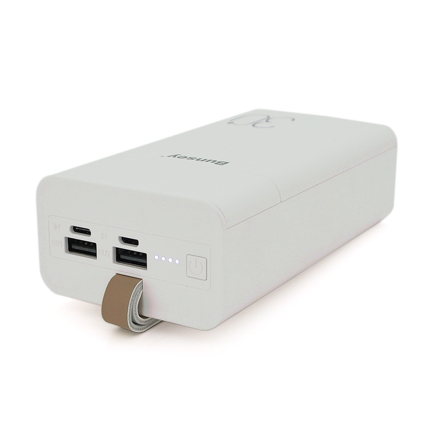 Повербанк Bunsey BY-40 30000 mAh зі швидким зарядом Білий (29511)