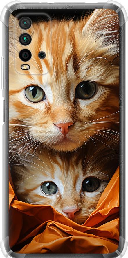 Чохол на Xiaomi Redmi 9T Котики 2 (5664sp-2257-42517)
