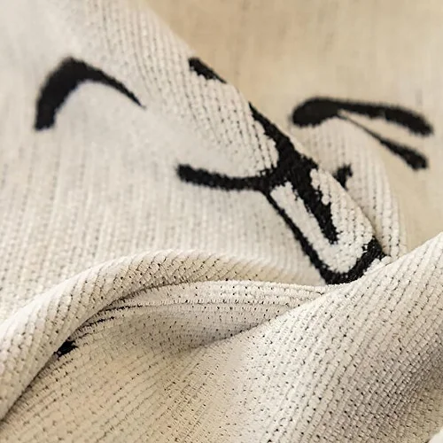 Плед покрывало на кровать/диван C00522-1 с изображением Кроликов 180х130 см - фото 2 Плед покрывало на кровать/диван C00522-1 с изображением Кроликов 180х130 см - фото 2