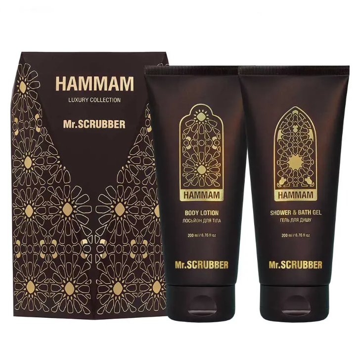 Подарочный набор косметики Mr.SCRUBBER Hammam гель для душа и лосьон для тела 2 ед. (32122455) Подарочный набор косметики Mr.SCRUBBER Hammam гель для душа и лосьон для тела 2 ед. (32122455)
