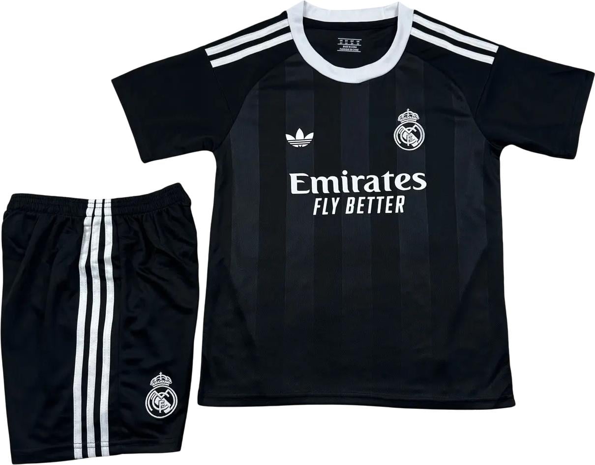 Футбольная форма детская Real Madrid 2025-2026 F0219 155-165 см Черный (27720453)