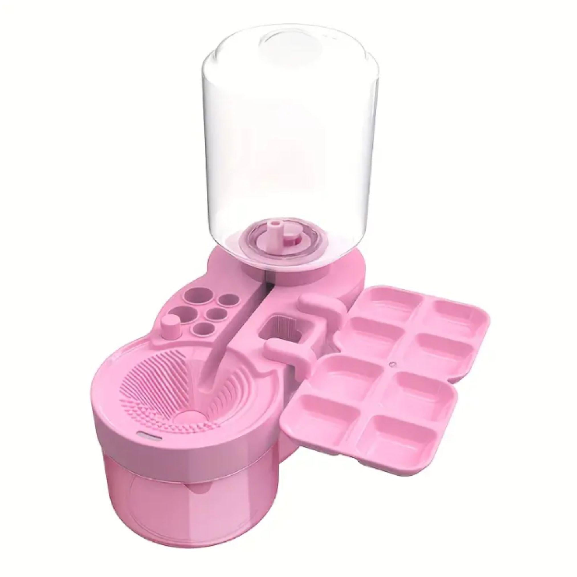 Мойка художественных кистей с автоматической очисткой воды и ячейками под краски (NABMAL-PNK-1311) Мойка художественных кистей с автоматической очисткой воды и ячейками под краски (NABMAL-PNK-1311)