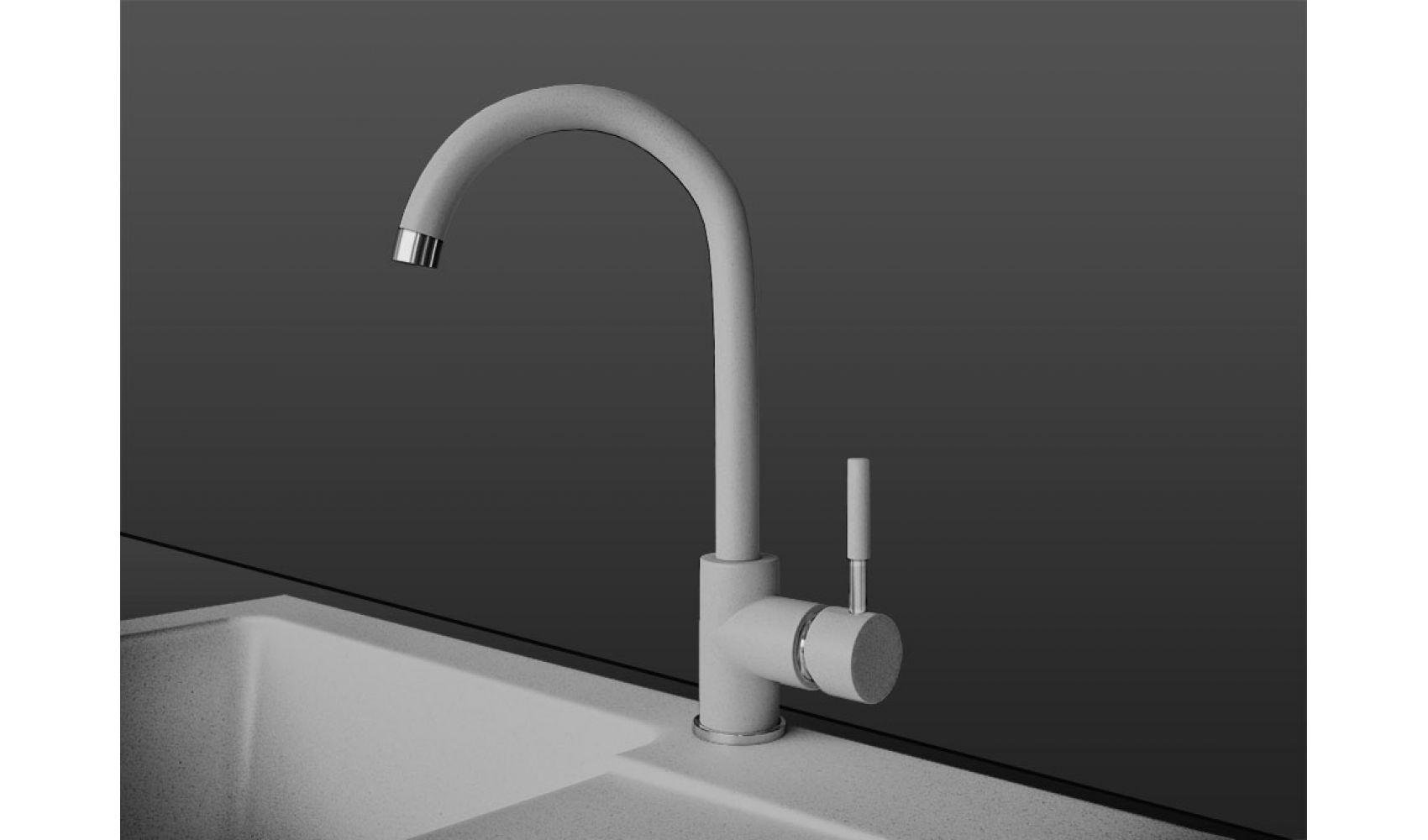 Кухонний змішувач для гранітної мийки CONTINENT FAVORIT i4 Сірий - фото 2