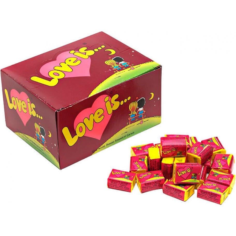Жувальна гумка Love is Вишня-Лимон 100 шт. (32763146)