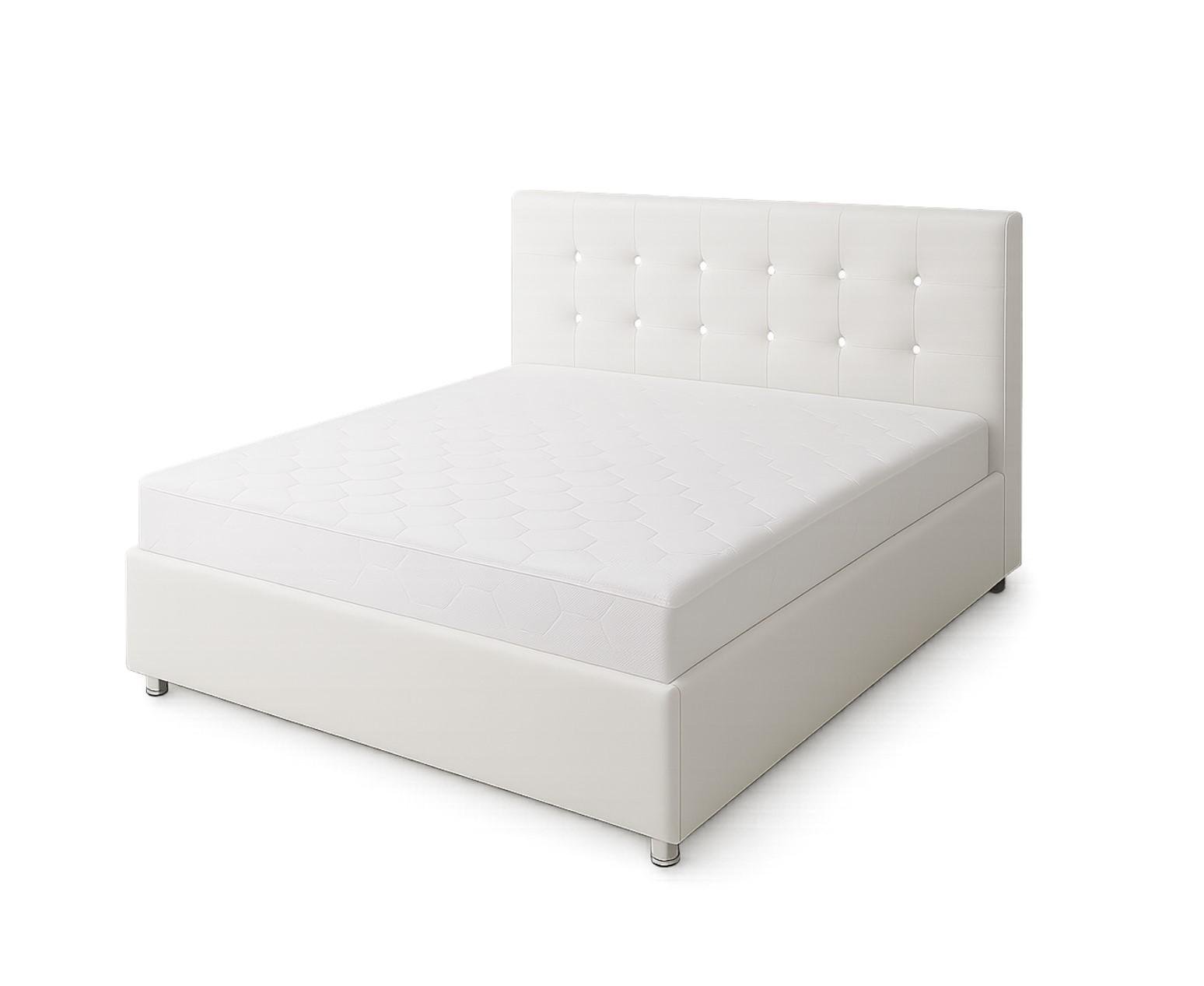 Кровать с каркасным матрасом Камила и подъемным механизмом кожзам 140х200 см