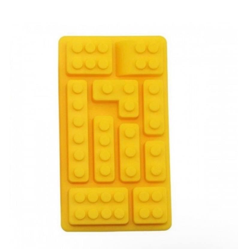 Форма для выпечки Лего 10 ячеек силиконовая термостойкая 15,5х8 см (64e9ec64)