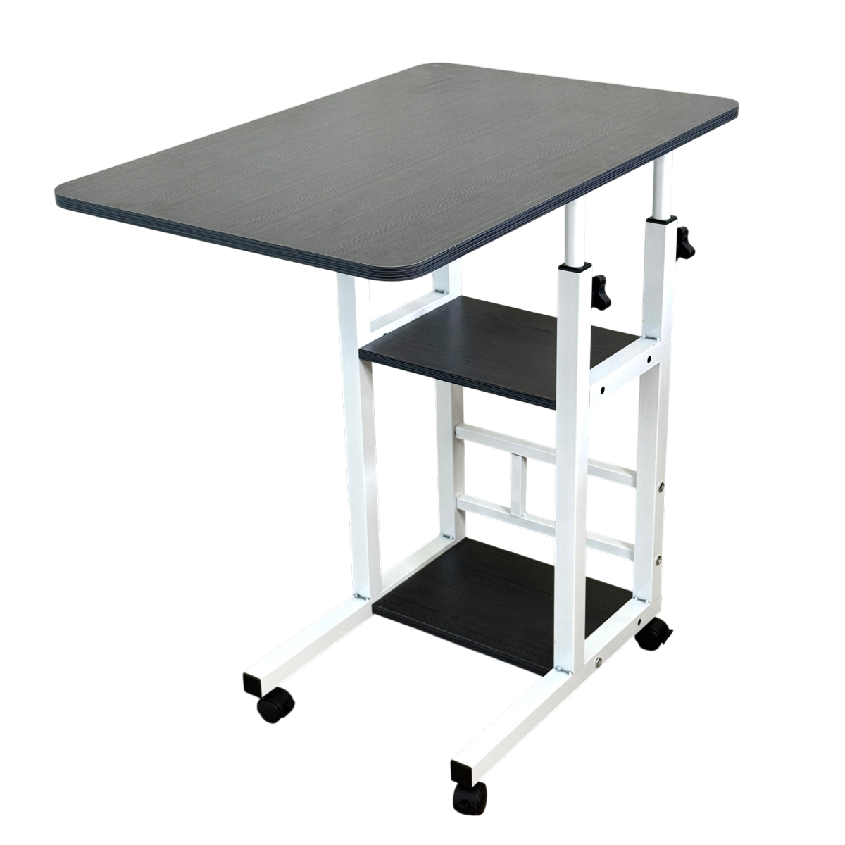 Компьютерный стол на колесах регулируемый по высоте (MLDT-60-Black)