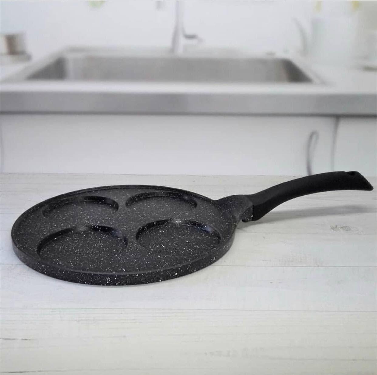 Сковорідка для млинців Edenberg з антипригарним мармуровим покриттям 27 см (EB-7513) - фото 7 Сковорідка для млинців Edenberg з антипригарним мармуровим покриттям 27 см (EB-7513) - фото 7