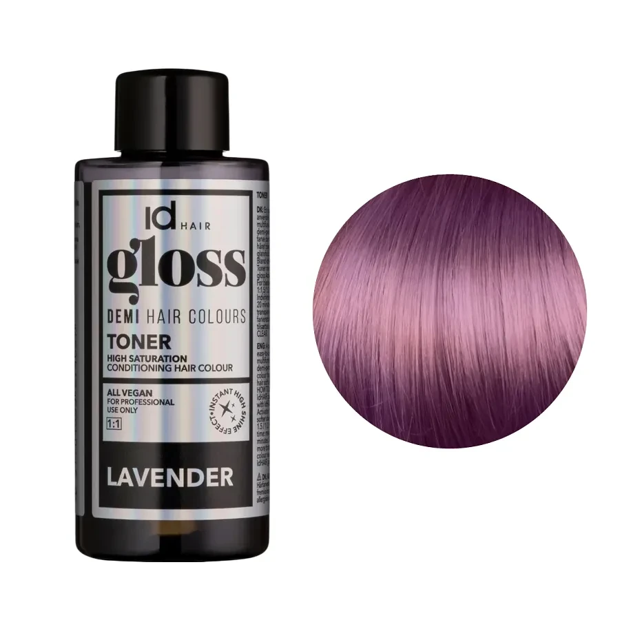 Краска для волос демиперманентная IdHair Gloss Toner 8.88 Lavender 75 мл Краска для волос демиперманентная IdHair Gloss Toner 8.88 Lavender 75 мл