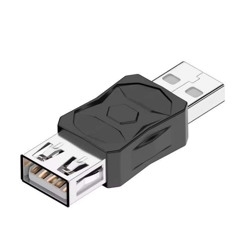 Переходник USB адаптер-USB M/F 480Mbps 5V2A SUNROZ New Style (A48472stl)