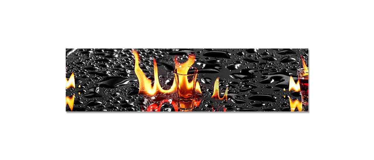 Наклейка виниловая на кухню Zatarga Горящий Виски 650х2500 мм (1294193284) Наклейка виниловая на кухню Zatarga Горящий Виски 650х2500 мм (1294193284)