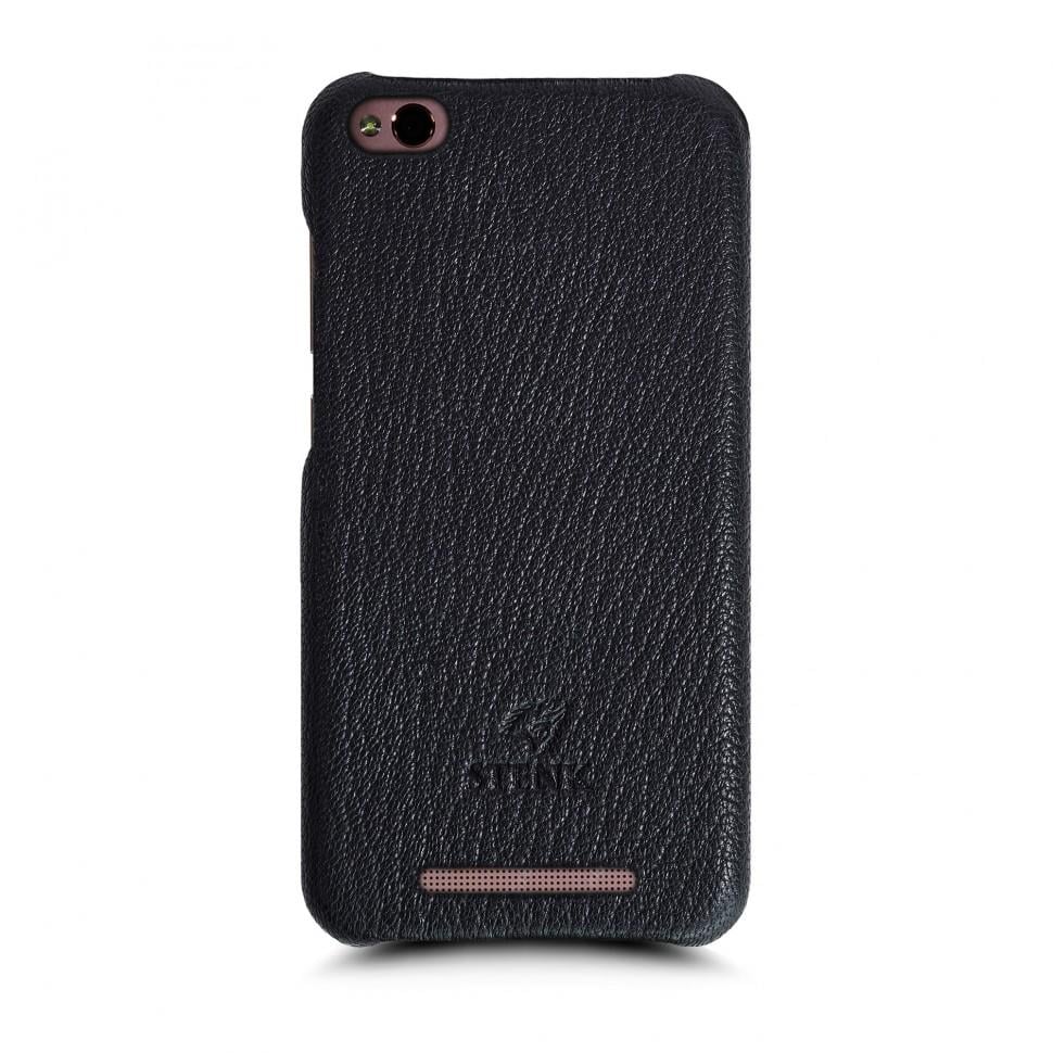 Кожаная накладка Stenk Cover для Xiaomi Redmi 5A Черный (69489)