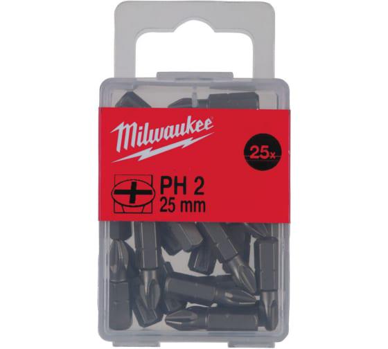 Бита Milwaukee PH2 25 мм 25 шт. (4932399587)