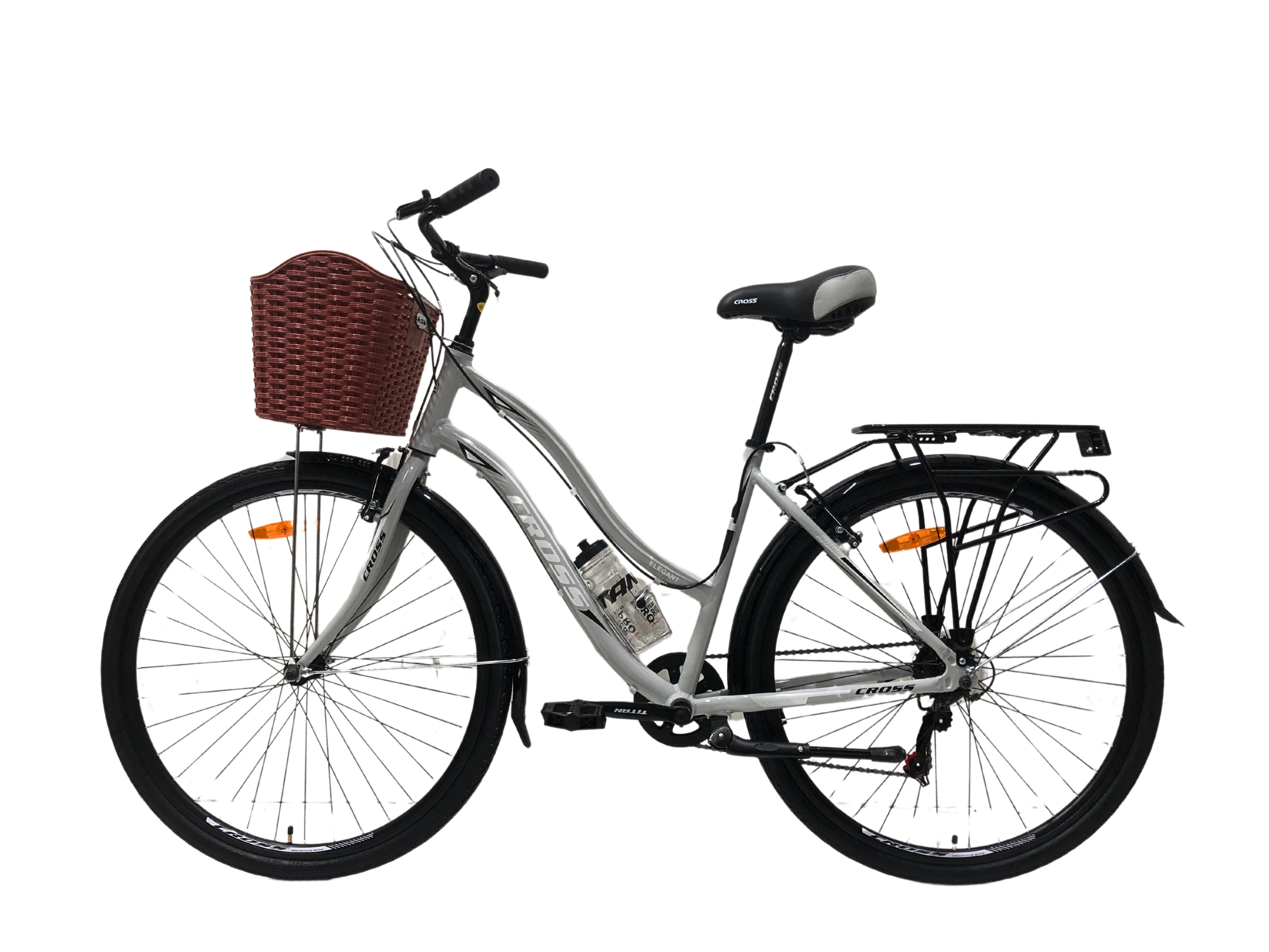 Велосипед Cross Elegant 28" 18" Сірий (2437702879) - фото 2 Велосипед Cross Elegant 28" 18" Сірий (2437702879) - фото 2