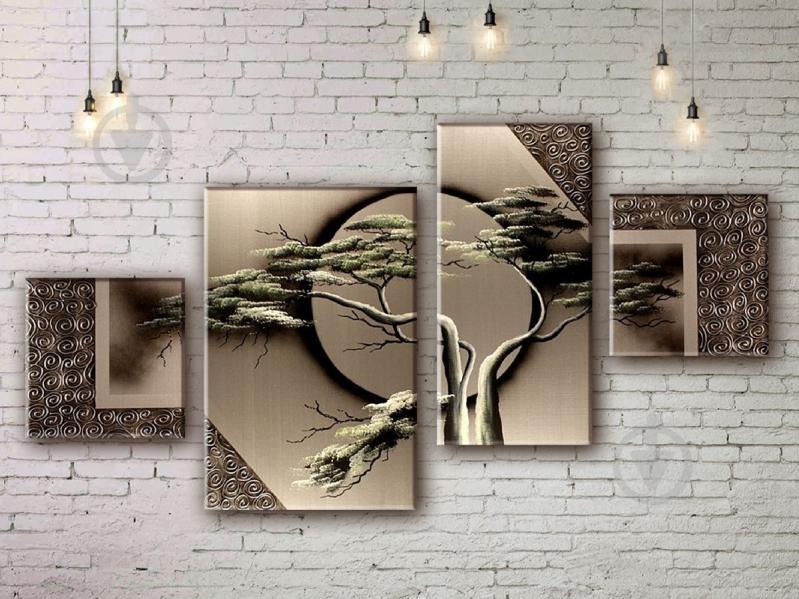 Модульная картина акрилом дерево банзай ArtStar MKM17_4_077 размер 80 х 135 см