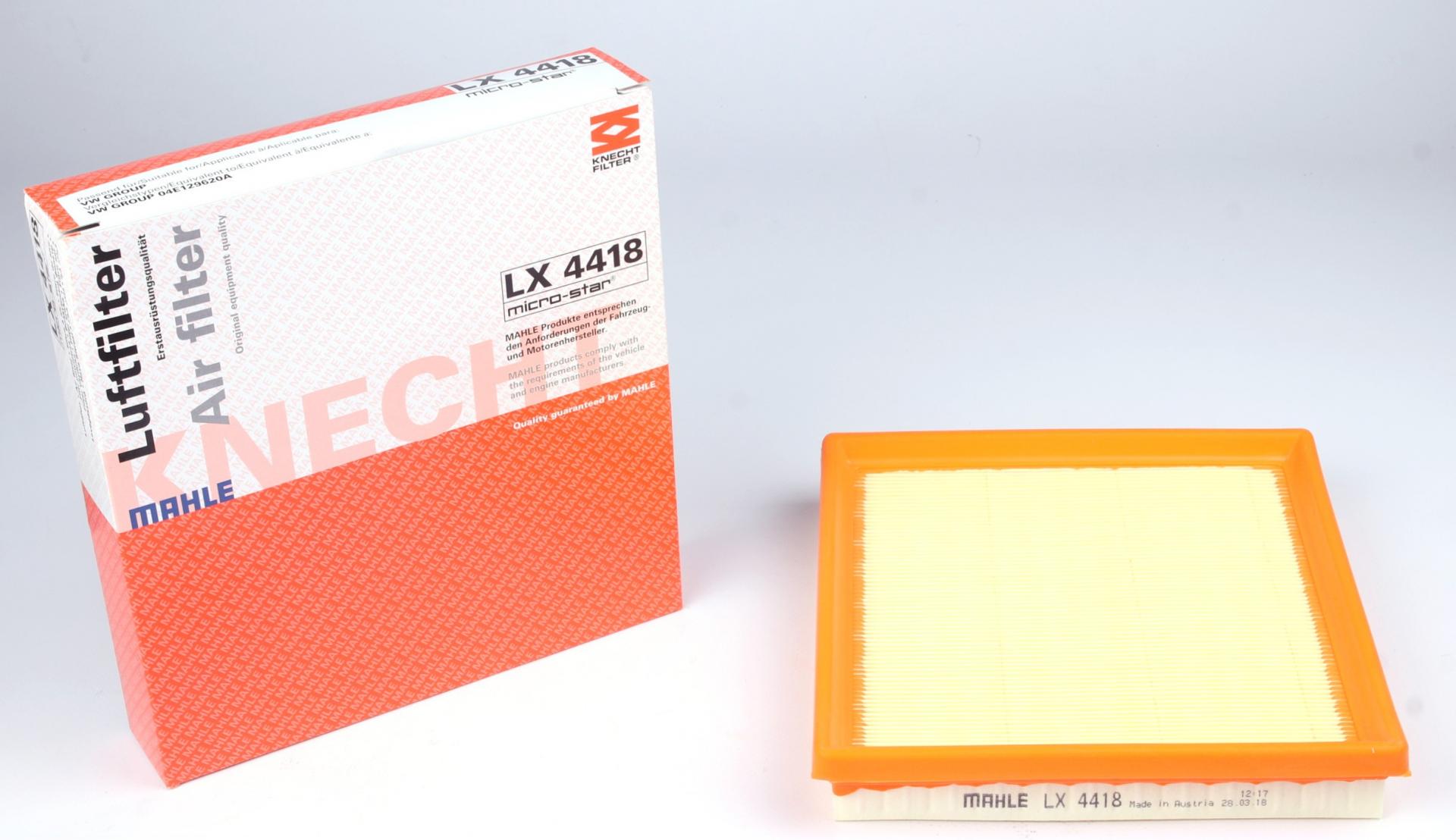 Фильтр воздушный KNECHT для VW Caddy IV 1,6i 15- (LX 4418)