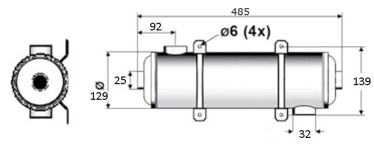 Теплообменник для бассейна Pahlen Maxi-Flo 60 кВт - фото 3