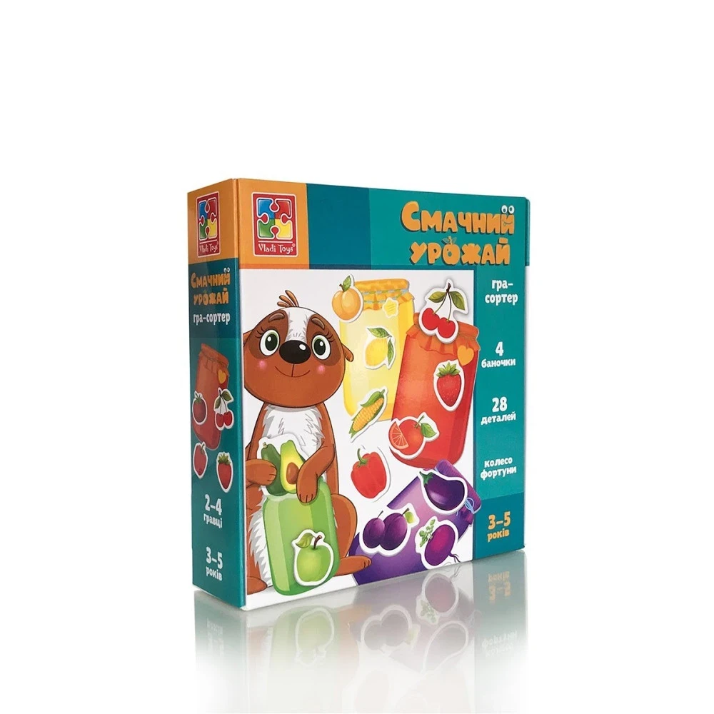 Міні-розвивашка сортер Vladi Toys Смачний урожай (VT1804-41)