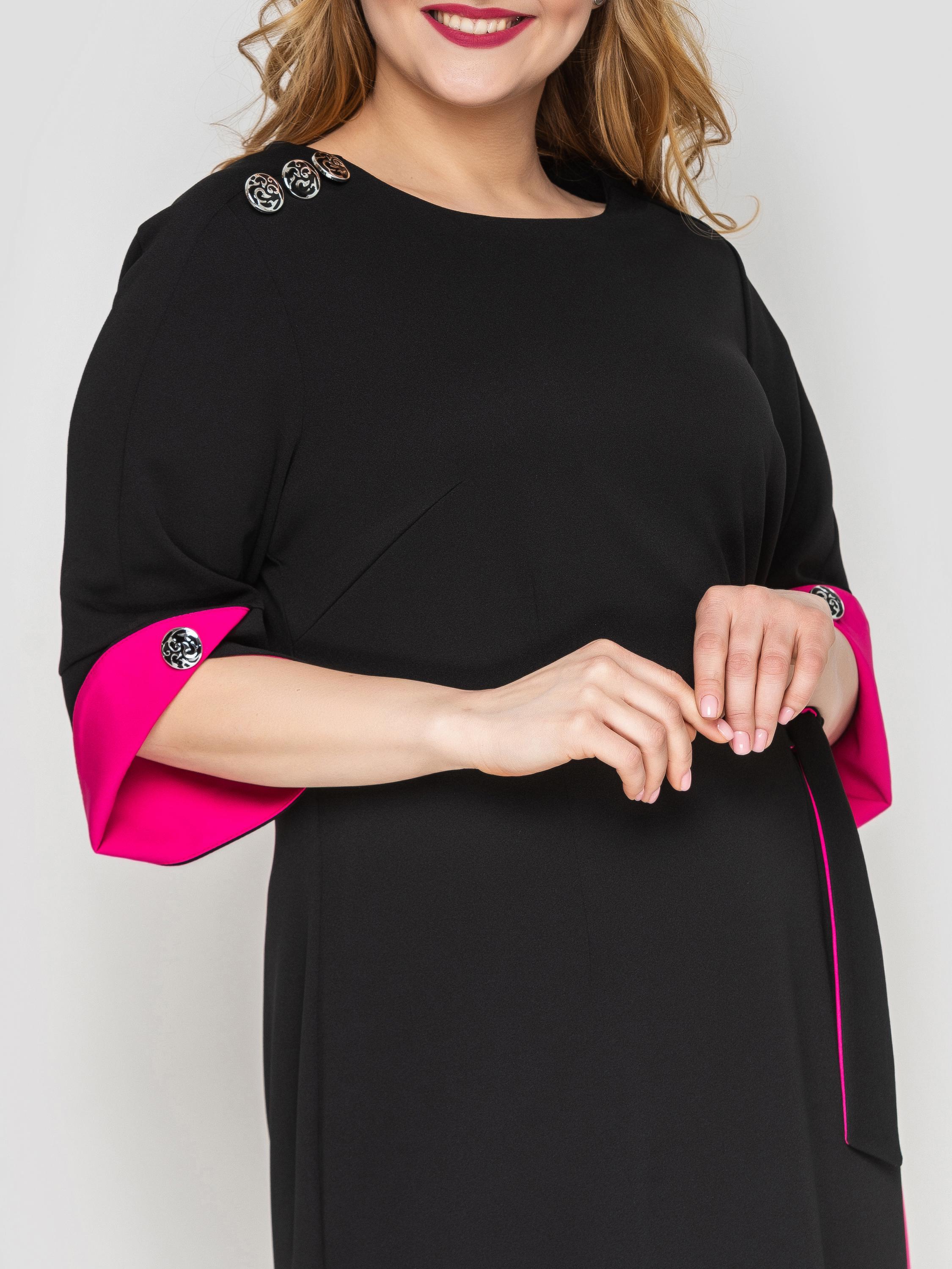 Платье VLAVI Джулия р. 54 Черный (121804-54) - фото 7 Платье VLAVI Джулия р. 54 Черный (121804-54) - фото 7