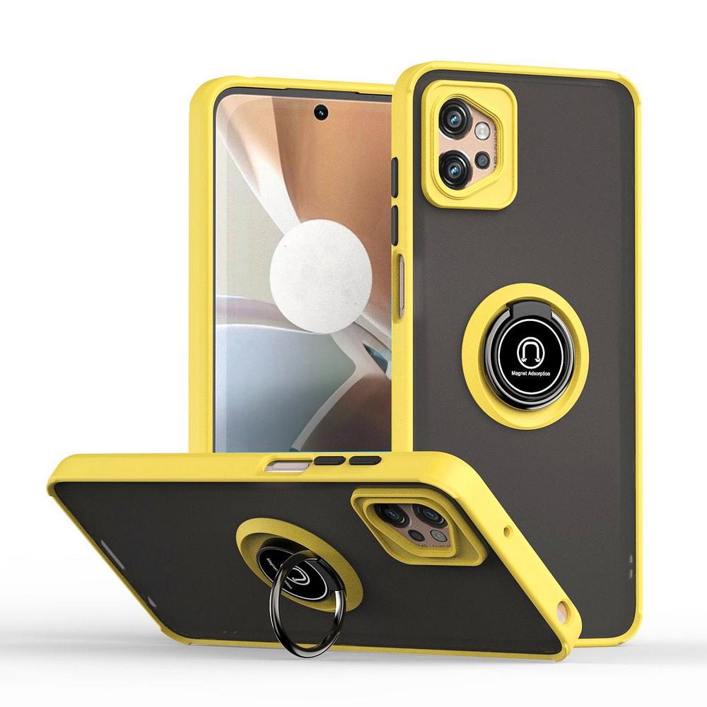 Защитный чехол MatteLuxe Motorola G32 (с кольцом) Yellow (34070-0A)
