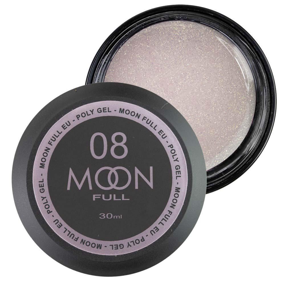 Полигель для наращивания Moon Full Poly Gel №08 30 мл