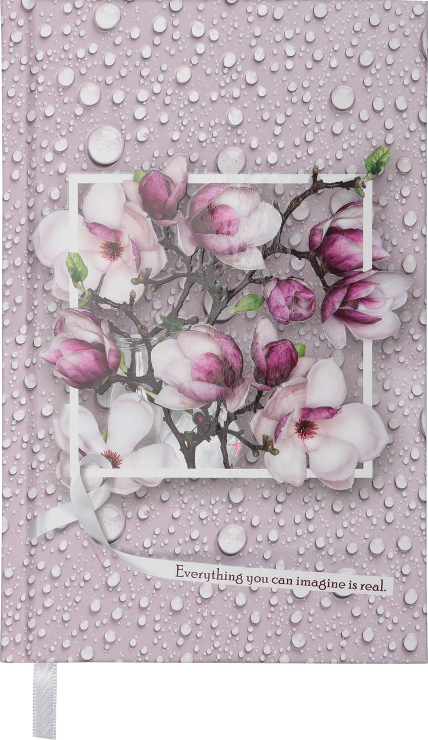 Ежедневник недатированный Buromax DAISY A6 288 страниц Светло-розовый (BM.2601-43)