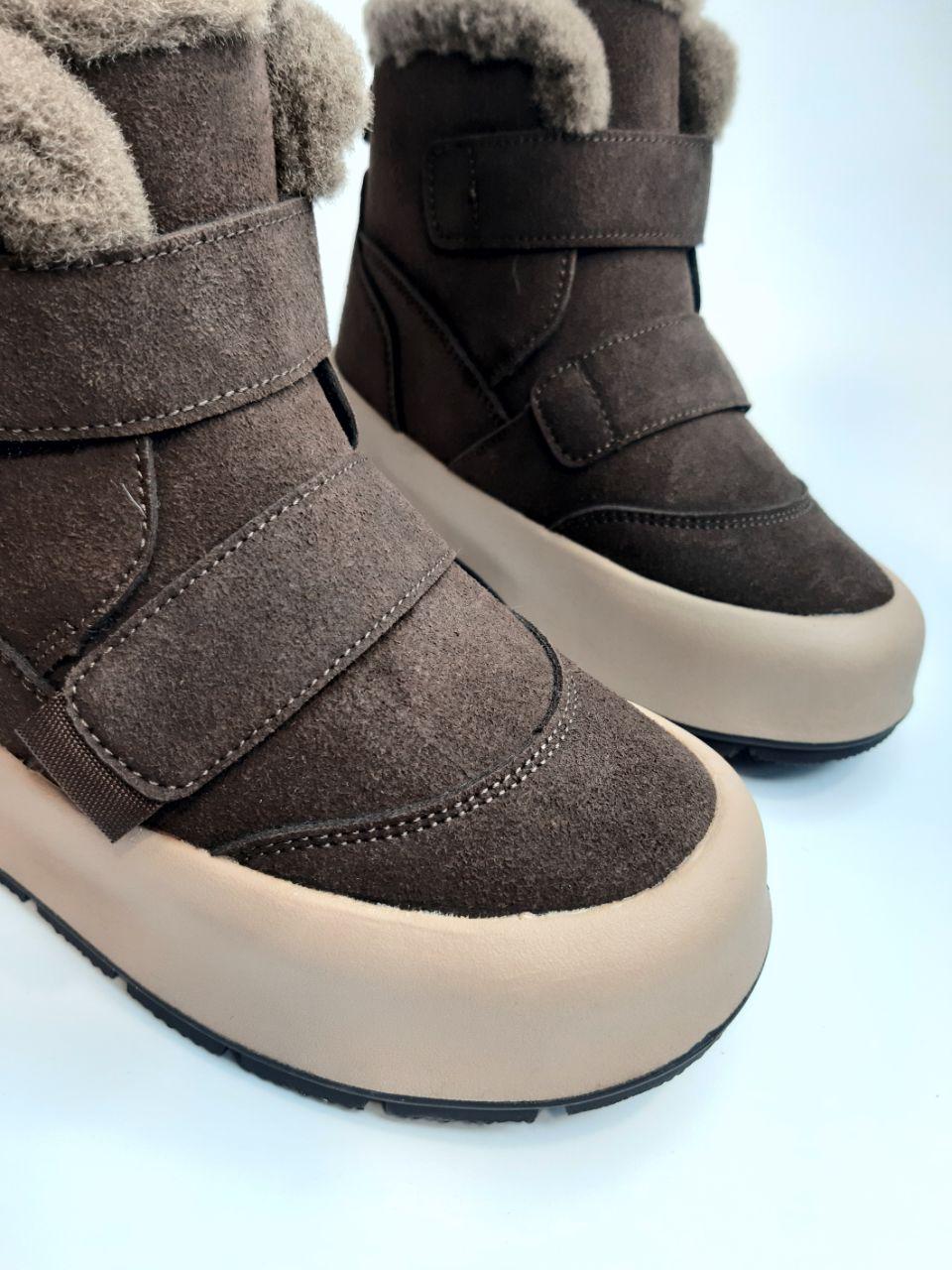 Черевики зимові Bi&Ki для дівчинки р. 35 22,5 см Коричневий (01426 B) - фото 7 Черевики зимові Bi&Ki для дівчинки р. 35 22,5 см Коричневий (01426 B) - фото 7