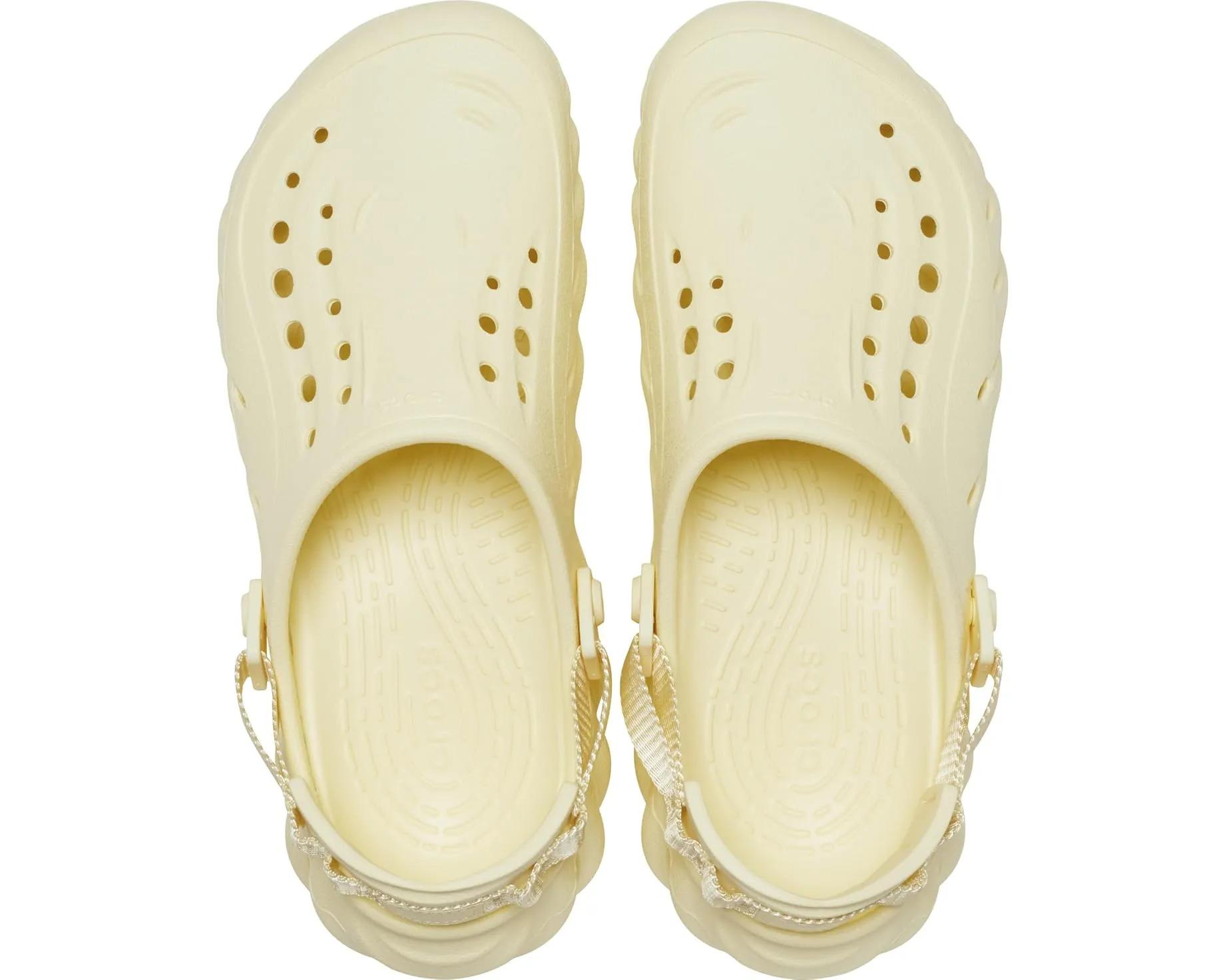 Сабо Crocs Echo Clog M8W10 р. 41 42-26 см Buttercream (207937-W) - фото 4