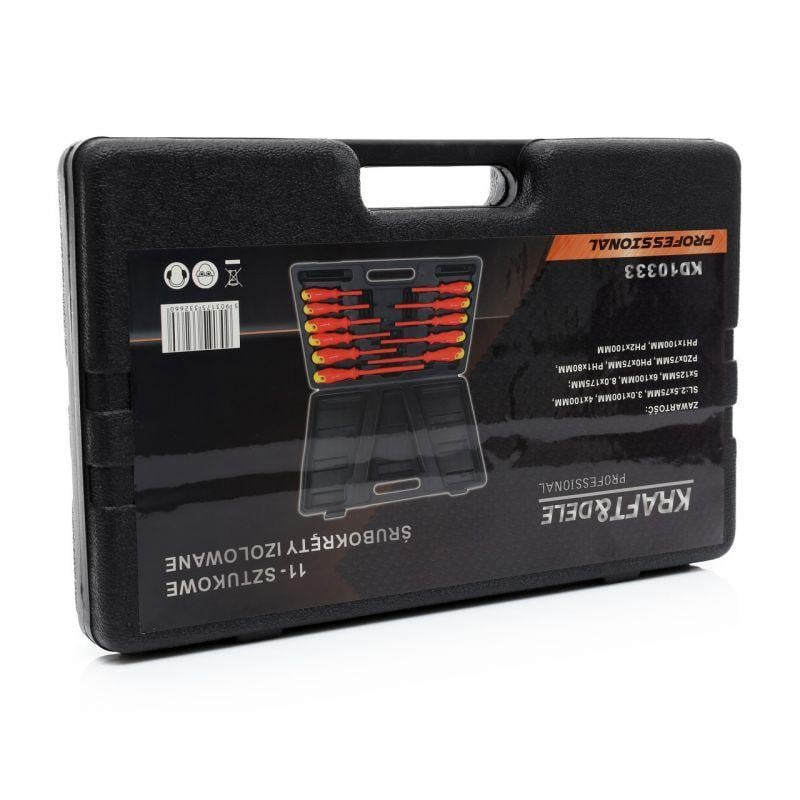 Отвертки изолированные Kraft&Dele 11 шт. (KD10333)