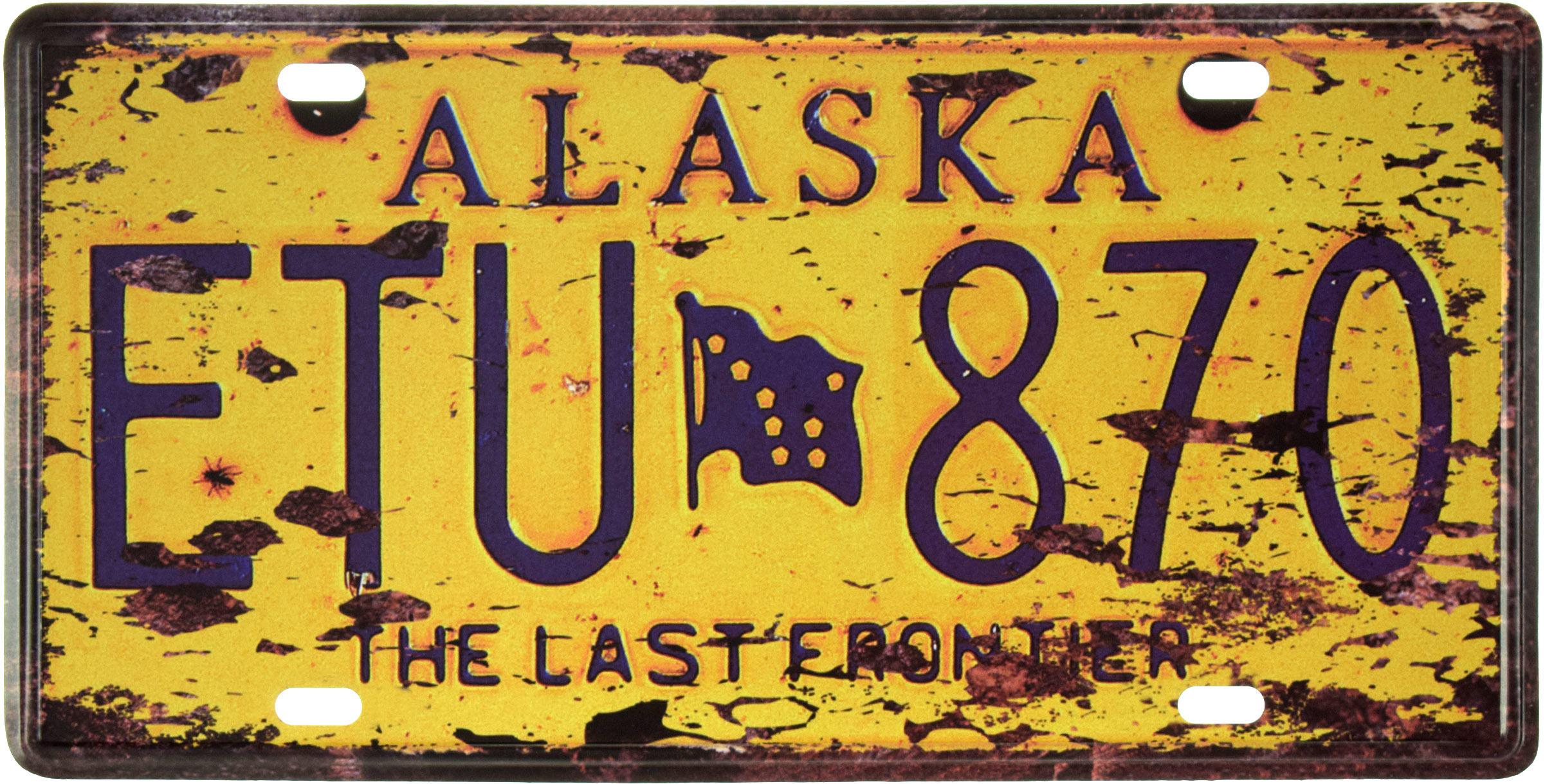 Табличка металева Аляска/Alaska ETU 870 15x30 см