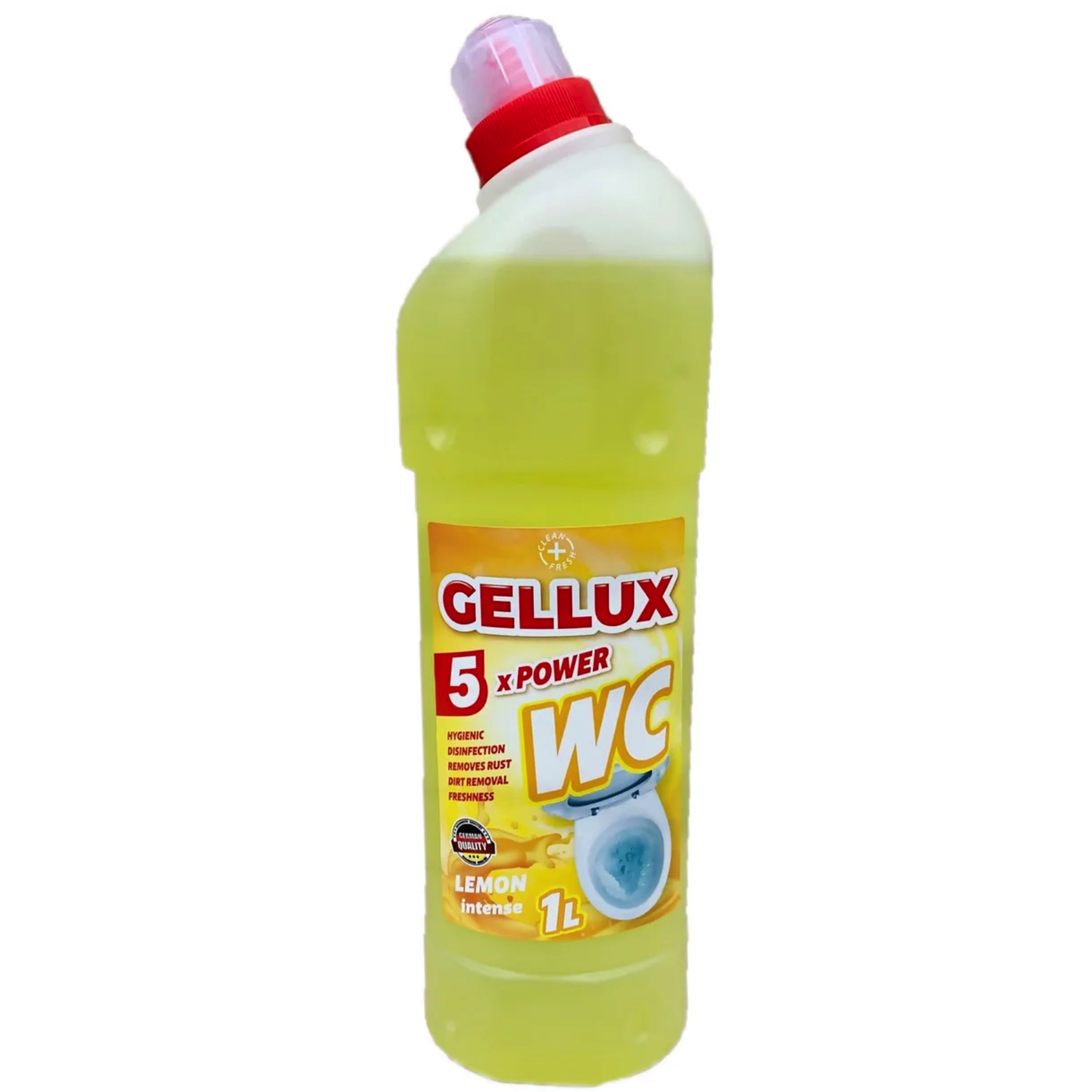 Гель для мытья туалета Gellux Lemon 1 л