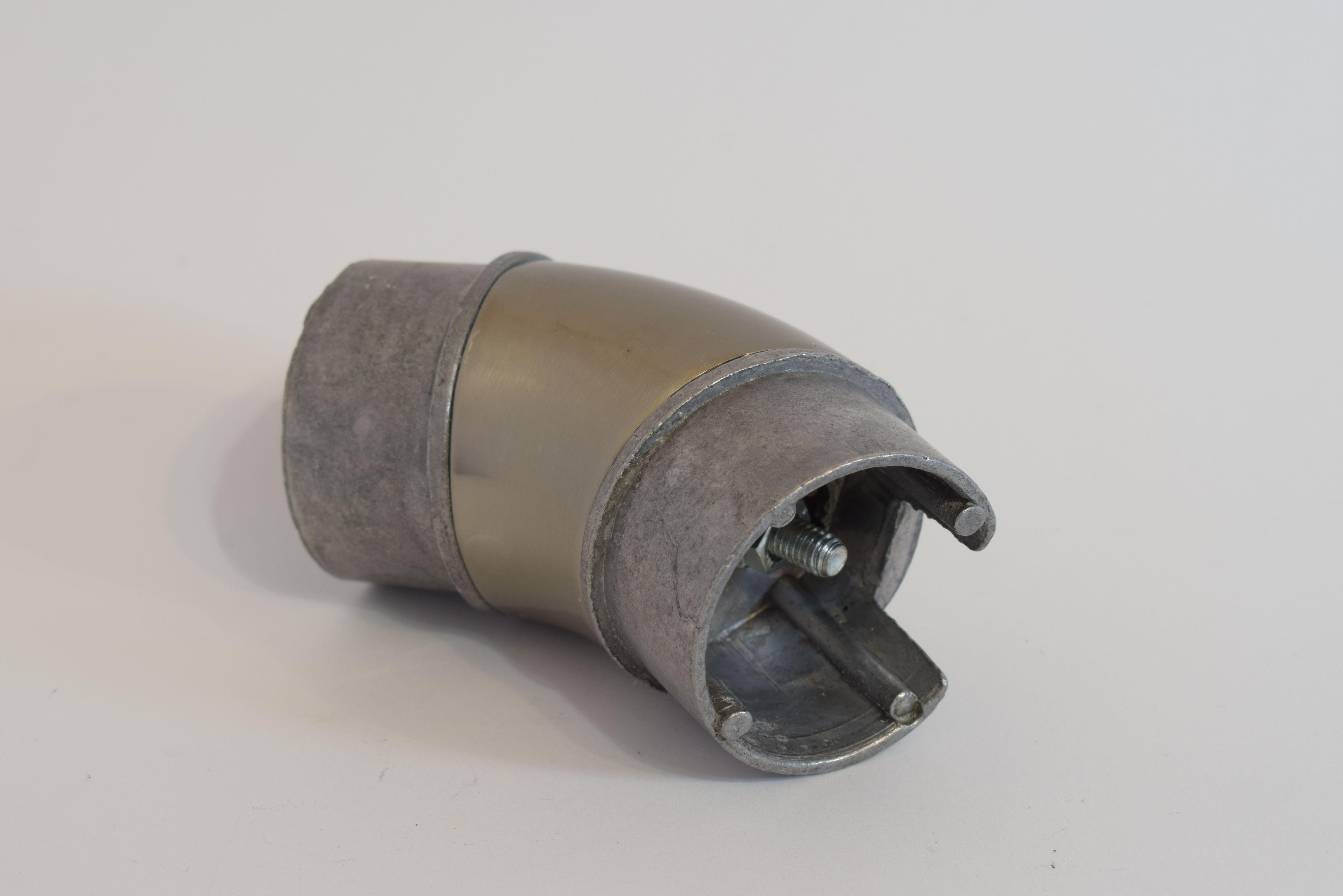 Поворот поручня 135° до алюмінієвих поручнів тип коло Шампань (10522ш)