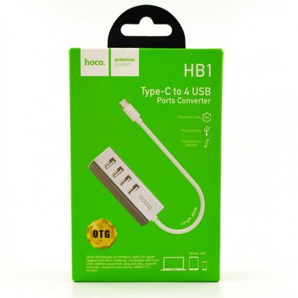 Хаб Hoco HB1 4в1 USB Type-C - фото 3