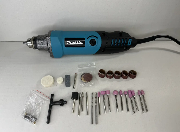 Дриль-гравер мережевий Makita GD0210 600 Вт 12000-27000 об/хв (2101005)