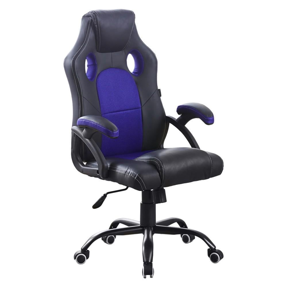 Кресло геймерское Bonro BN-2022S до 150 кг с TILT Фиолетовый/Черный