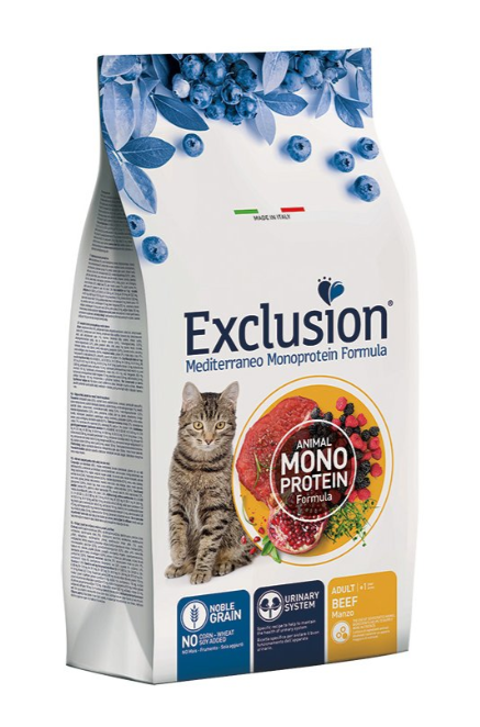 Корм сухой Exclusion Noble Grain Cat Beef для взрослых кошек с говядиной 300 г (03706)