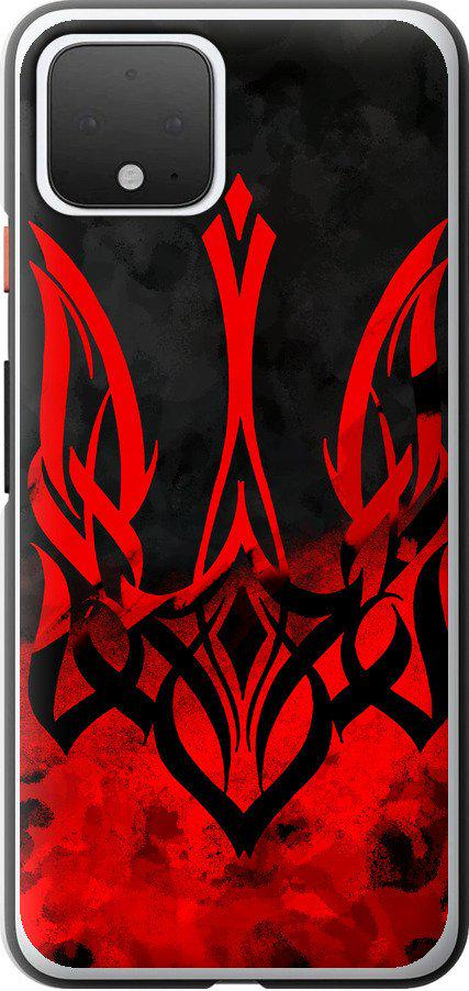 Чехол на Google Pixel 4 Герб Украины v2 (5312t-1755-42517)