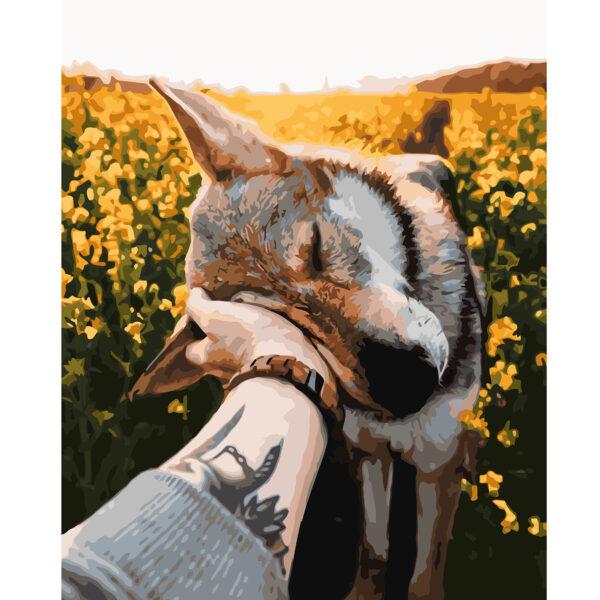 Набор для росписи по номерам Strateg Доверие 40х50 см (VA-2996-mt)