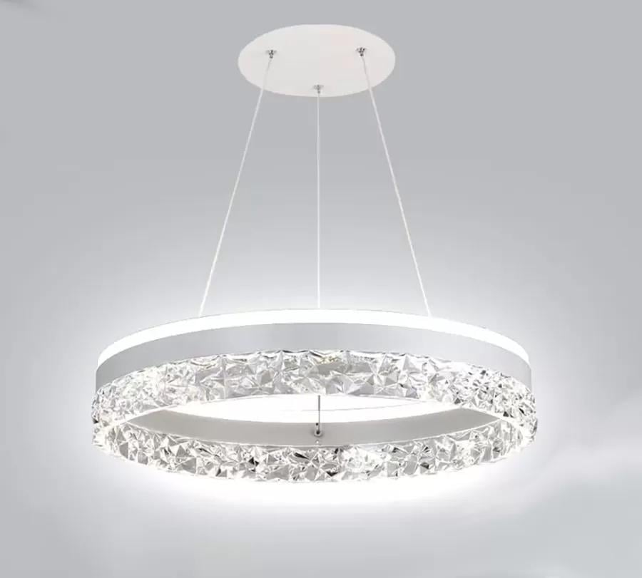 Люстра светодиодная ESLLSE STELLA ICE 80W R/APP/500x1200/220V/IP20 White/Clear (27712854)