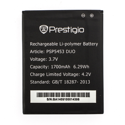 Аккумулятор Prestigio MultiPhone 5453 Duo/PAP5453 DUO 1700 mAh