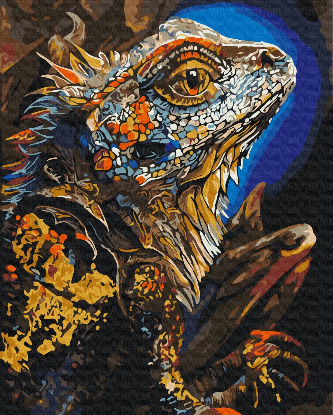 Картина по номерам Brushme Выразительная ящерица 40x50 см (BS54485) Картина по номерам Brushme Выразительная ящерица 40x50 см (BS54485)