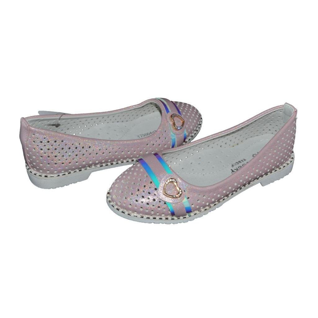 Туфли для девочки Bessky 105-96-643 р. 26 18 см (11973028) - фото 3 Туфли для девочки Bessky 105-96-643 р. 26 18 см (11973028) - фото 3