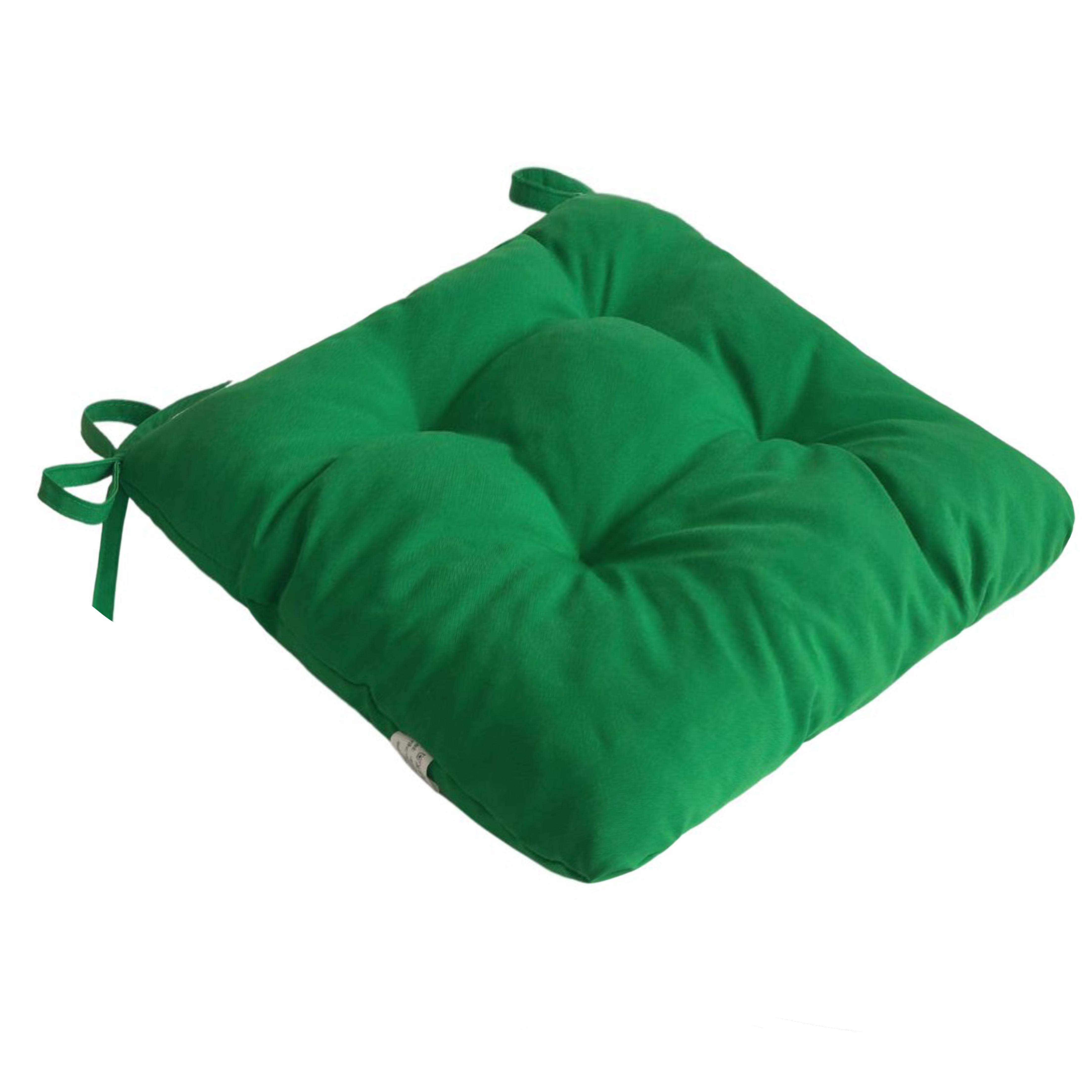 Подушка для стула/кресла/табурета 30х30х8 см Зеленый (2092193737) - фото 2