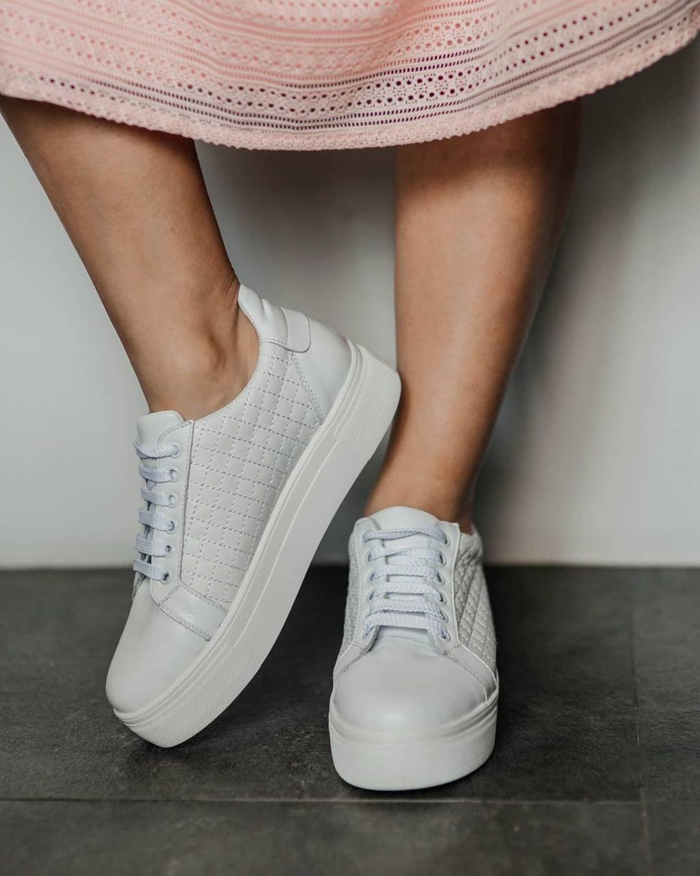 Кеды женские Bistfor кожа р. 41 Белый - фото 5 Кеды женские Bistfor кожа р. 41 Белый - фото 5