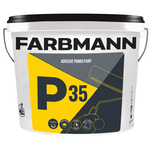 Краска грунтовочная FARBMANN Р 35 Adhesive Primer Paint База C прозрачная под тонировку 14 л