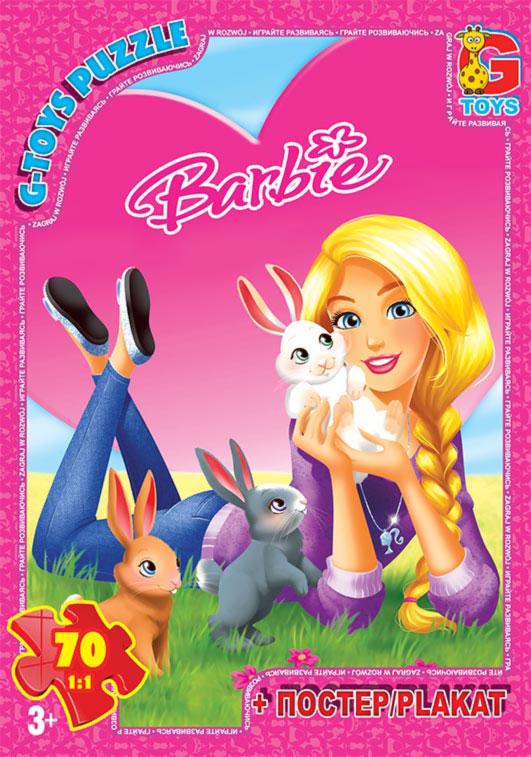 Пазли G-Toys ba018 серії Barbie 70 ел. 19х13х3см (MTT-98570)