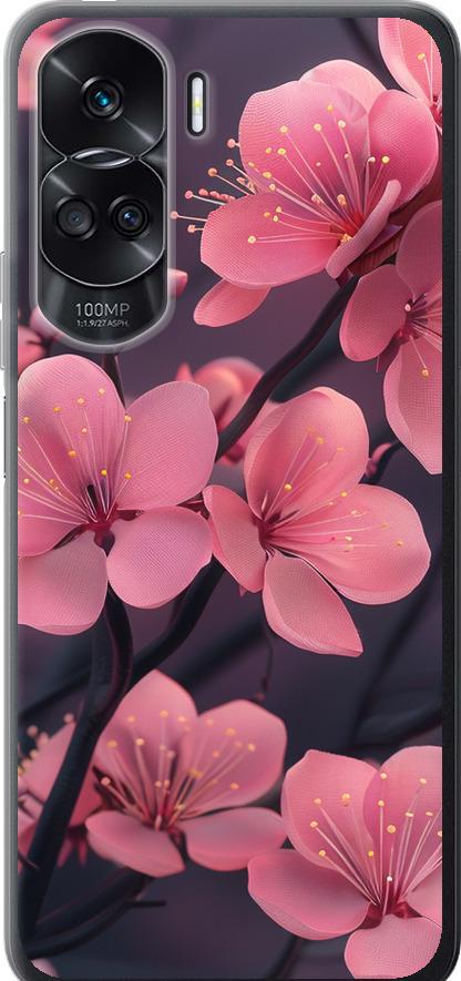 Чехол на Huawei Honor 90 Lite Пурпурная сакура (6075u-3131-42517)